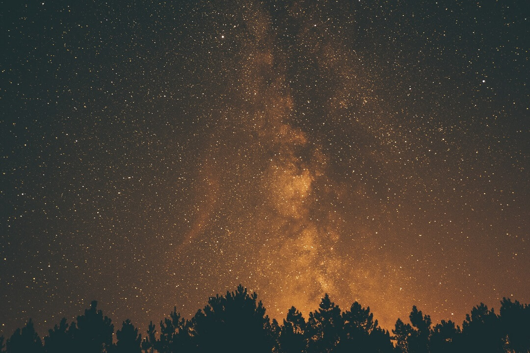 Golden Night Sky