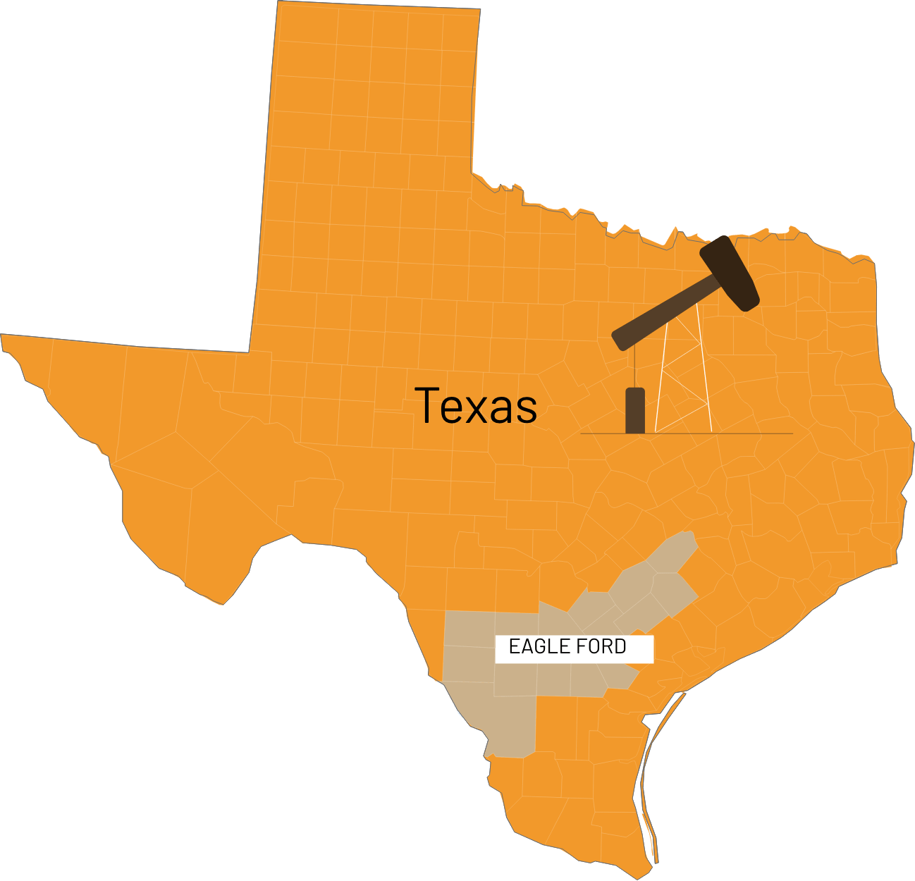 Acquisition Map Eagle Ford / Texas