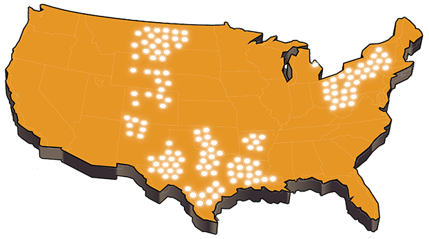 USA Basins Map