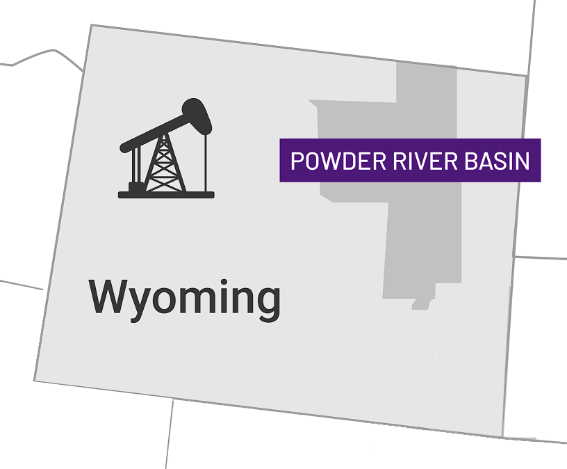 Acquisition Map Powder River Basin / Wyoming