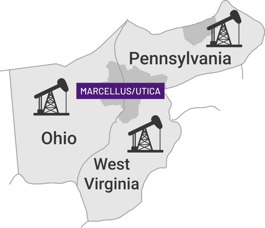 Acquisition Map Utica / West Virginia